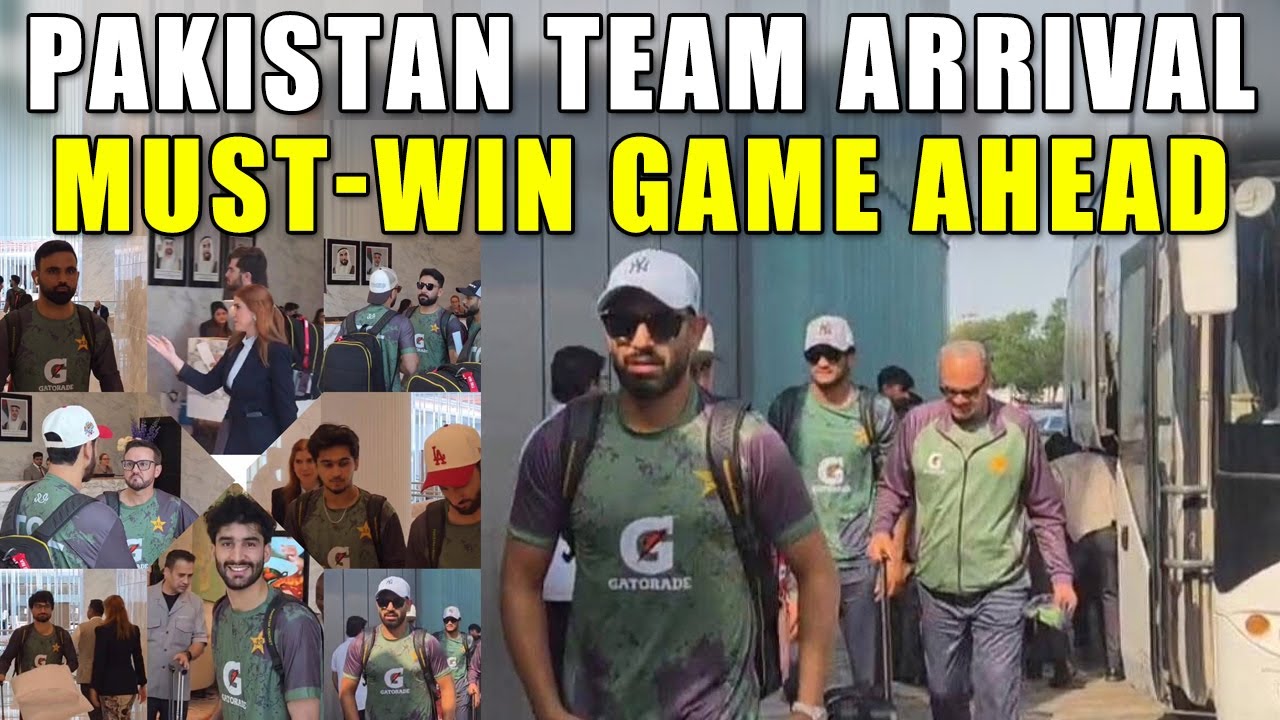 Pakistan Cricket Team Arrives in Abu Dhabi for Next Match vs Sri Lanka | Do or Die Match
