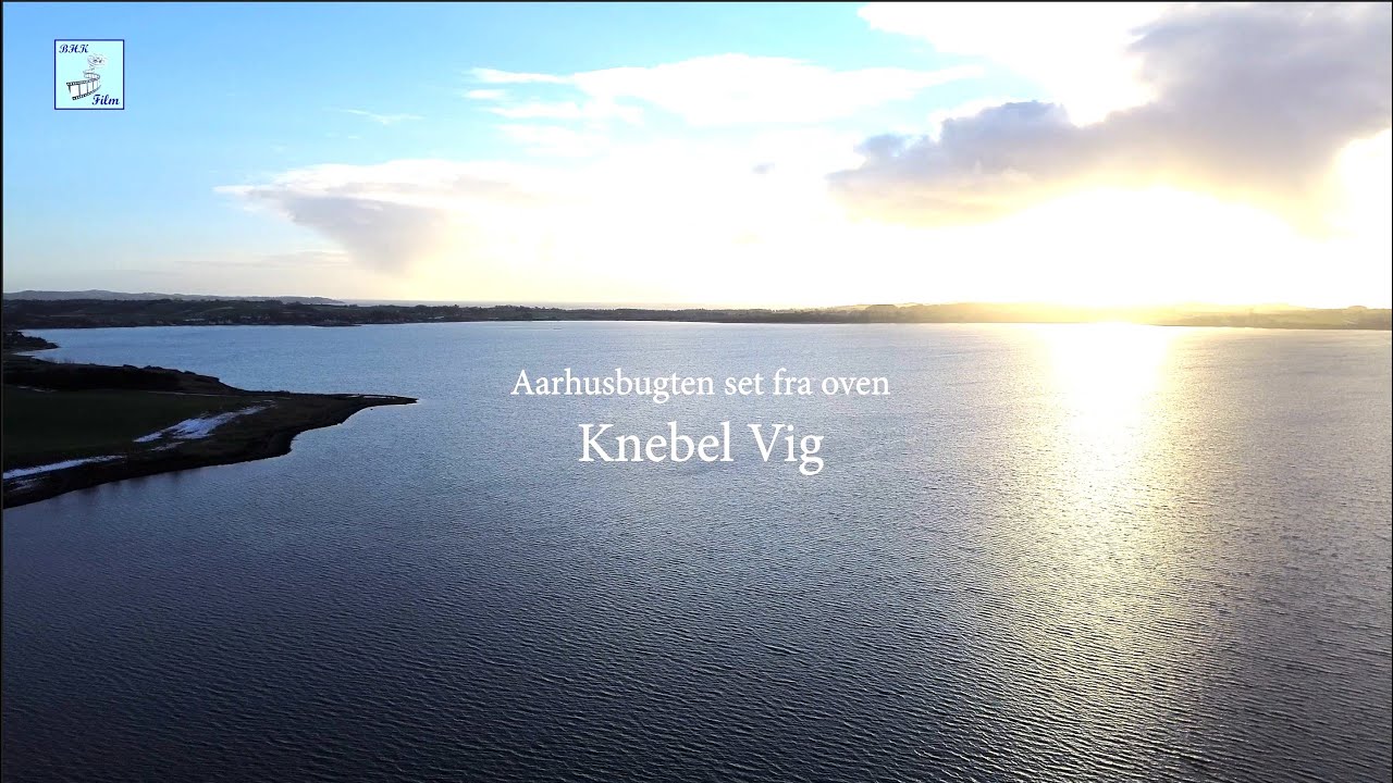 Aarhusbugten set fra oven   Knebel Vig