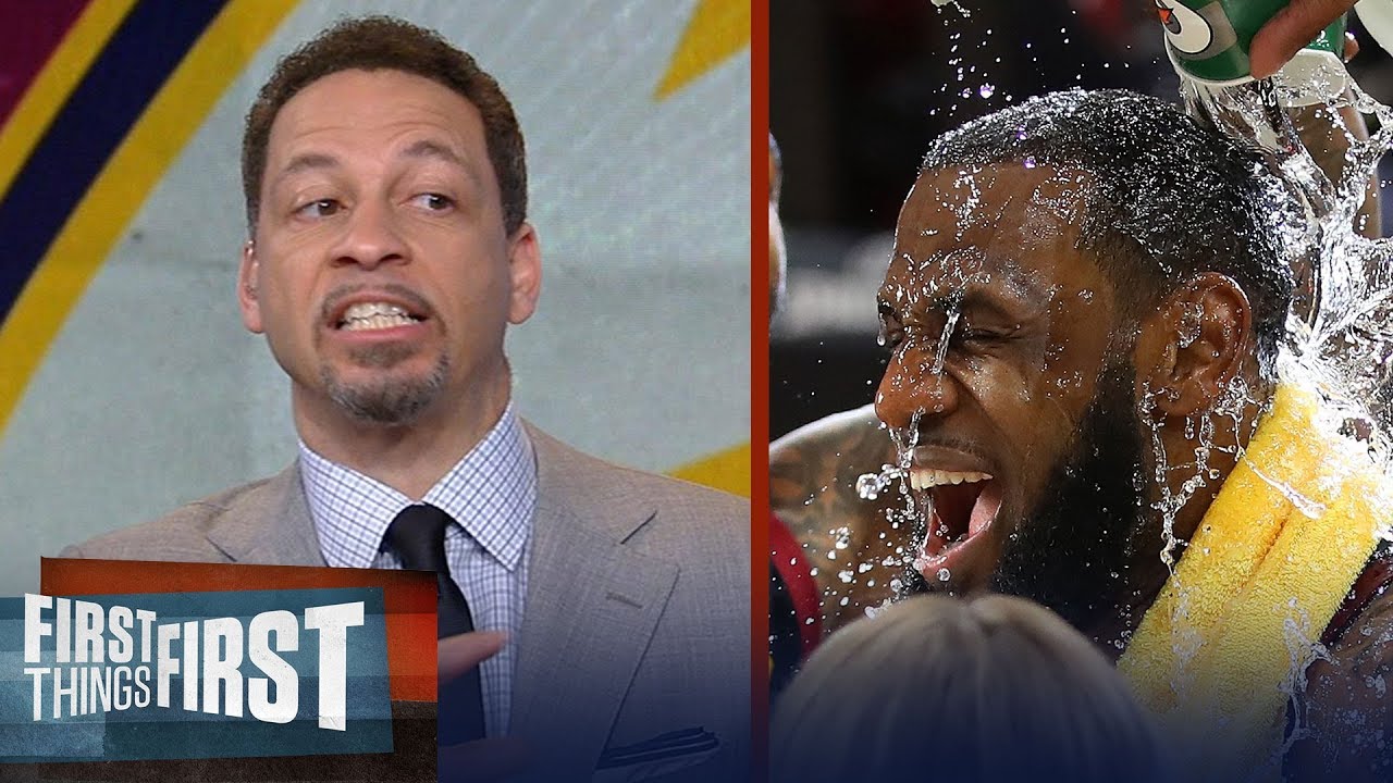 Chris Broussard on LeBron's clutch three, Compares King James to Michael Jordan | FIRST THINGS FIRST