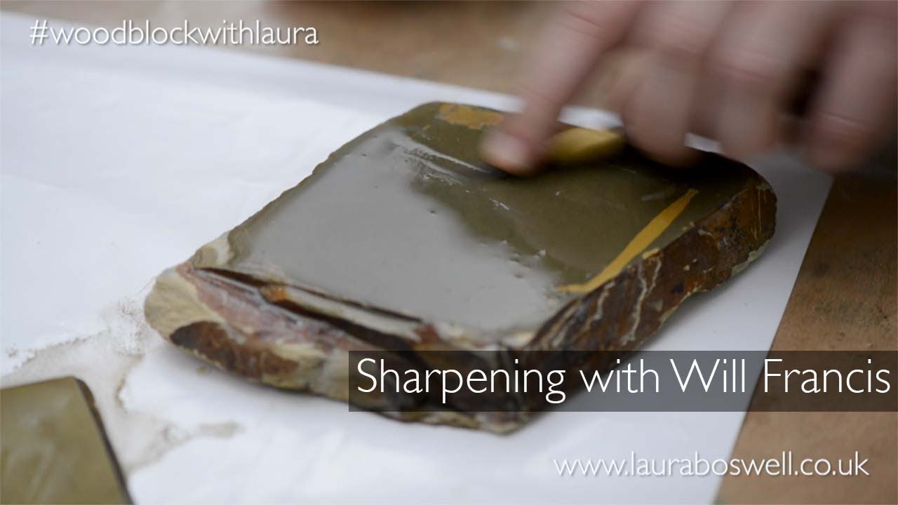 Japanese Woodblock With Laura Episode 21 - Sharpening Woodblock Tools with Will Francis