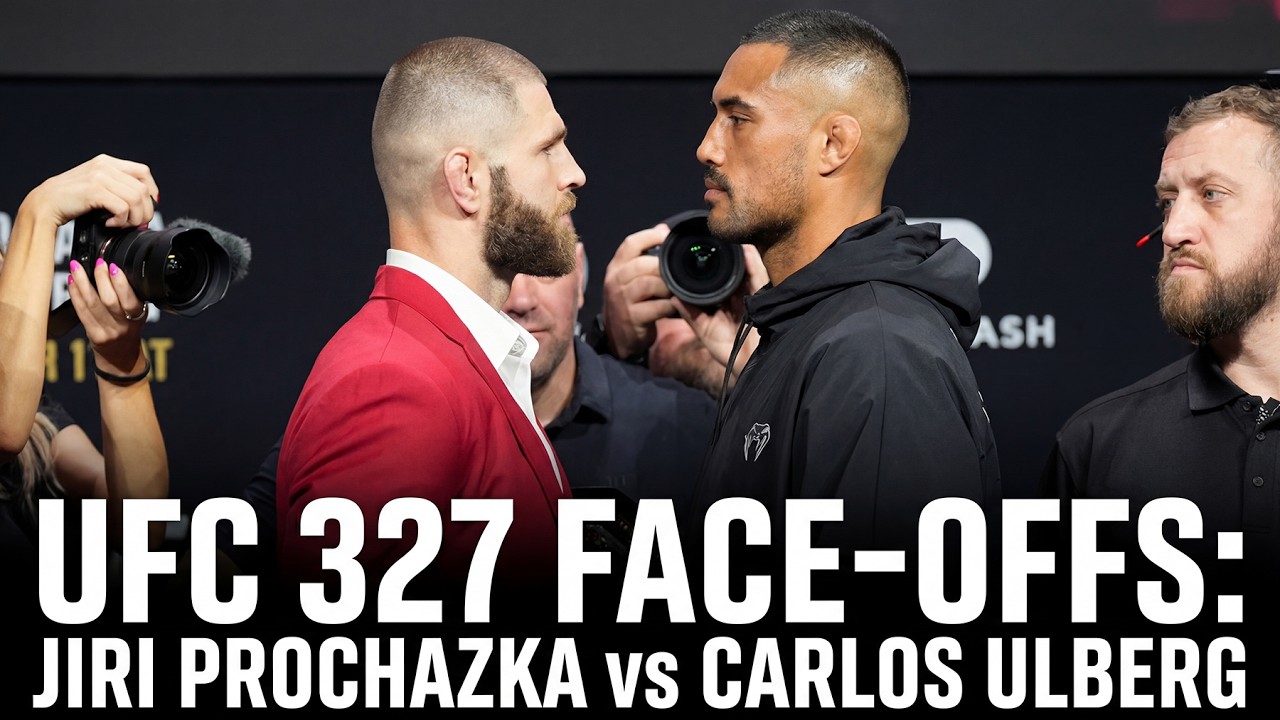 UFC 327 FACE-OFFS: JIRI PROCHAZKA vs CARLOS ULBERG