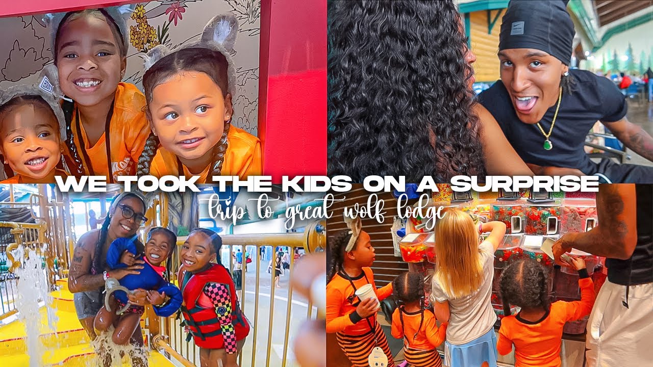 WE TOOK THE KIDS ON A SURPRISE TRIP TO GREAT WOLF LODGE 😱 || VLOGTOBER VLOG 1 🎃