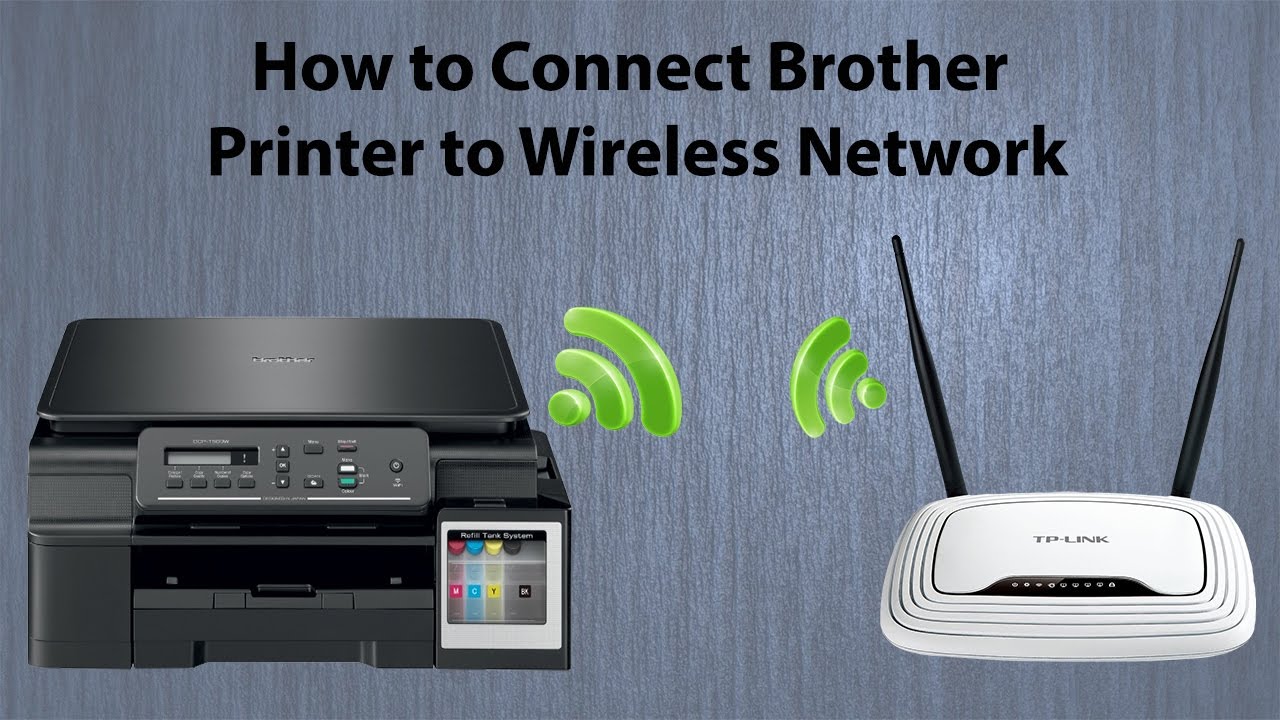 Brother DCP T500W Wifi Setup || How to connect Printer to Wireless Network