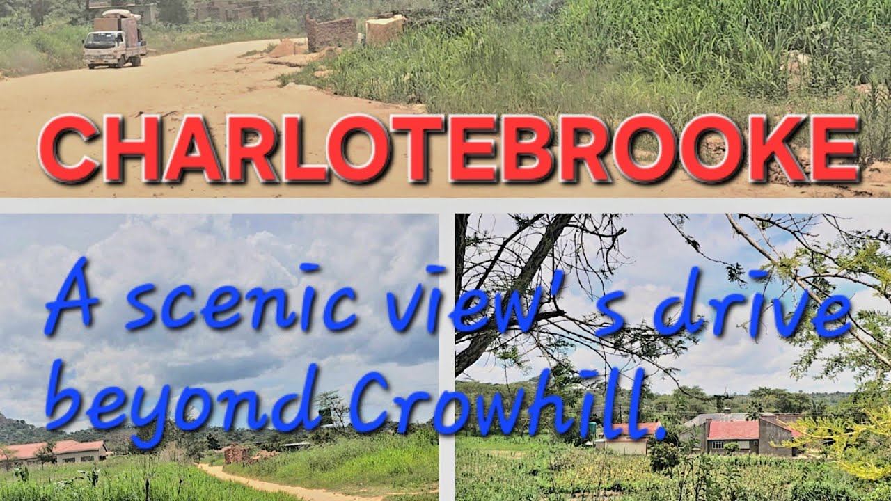 A SCENIC VIEW drive to CHARLOTEBROOKE. Harare, Zimbabwe.