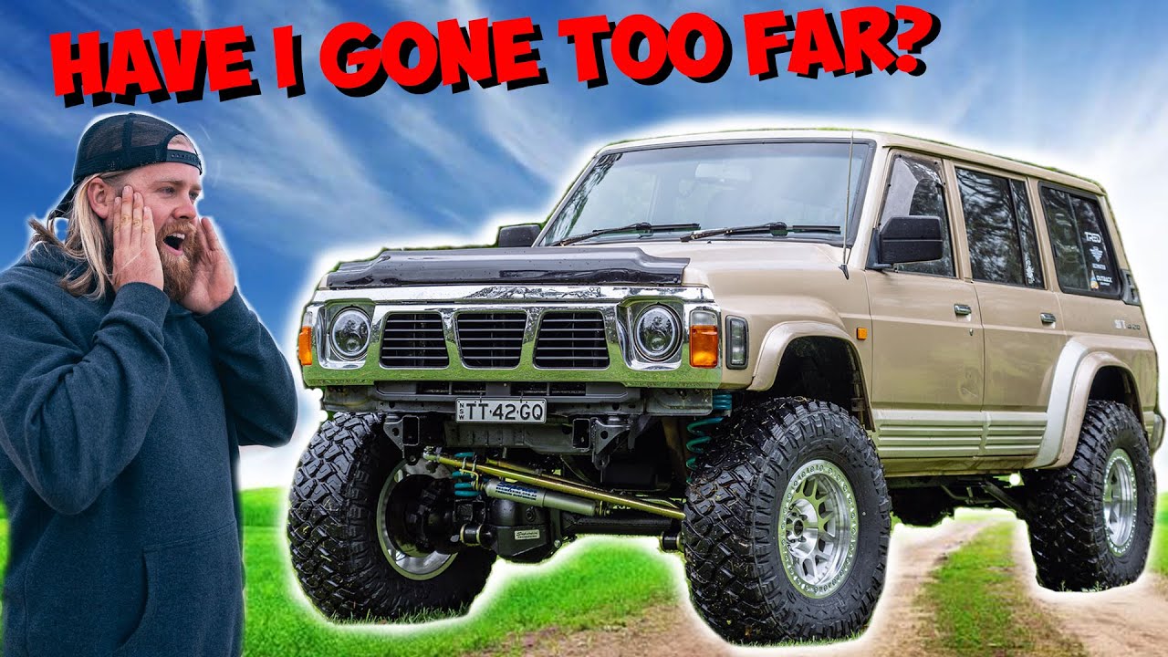 ULTIMATE 4x4 build! MASSIVE wheels, suspension and tyres! Nissan GQ Patrol TD42 build