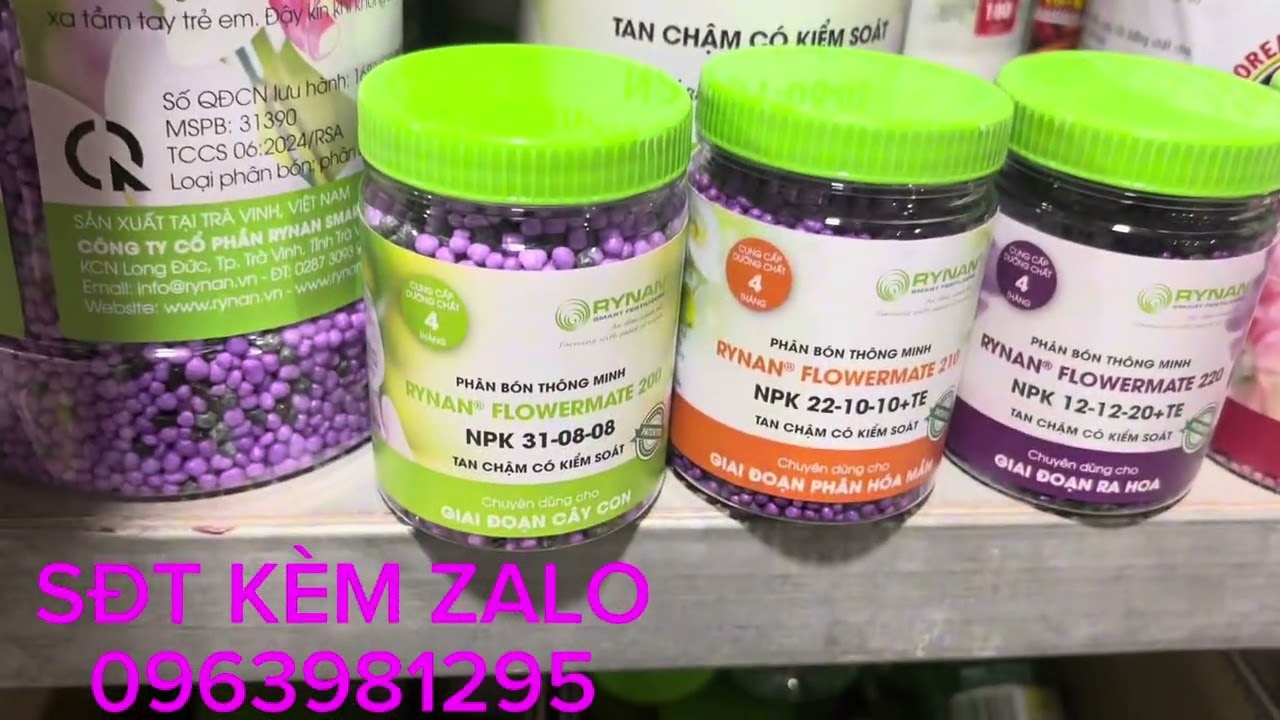 Phân đón tan chậm thông minh Rynan cực kì tốt cho cây mà mọi người nên biết