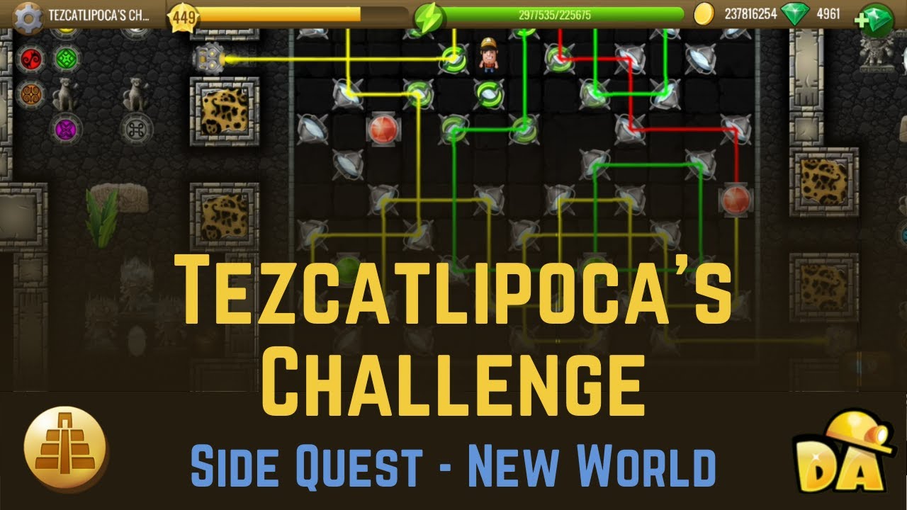 Tezcatlipoca's Challenge - New World Side Quest - Diggy's Adventure