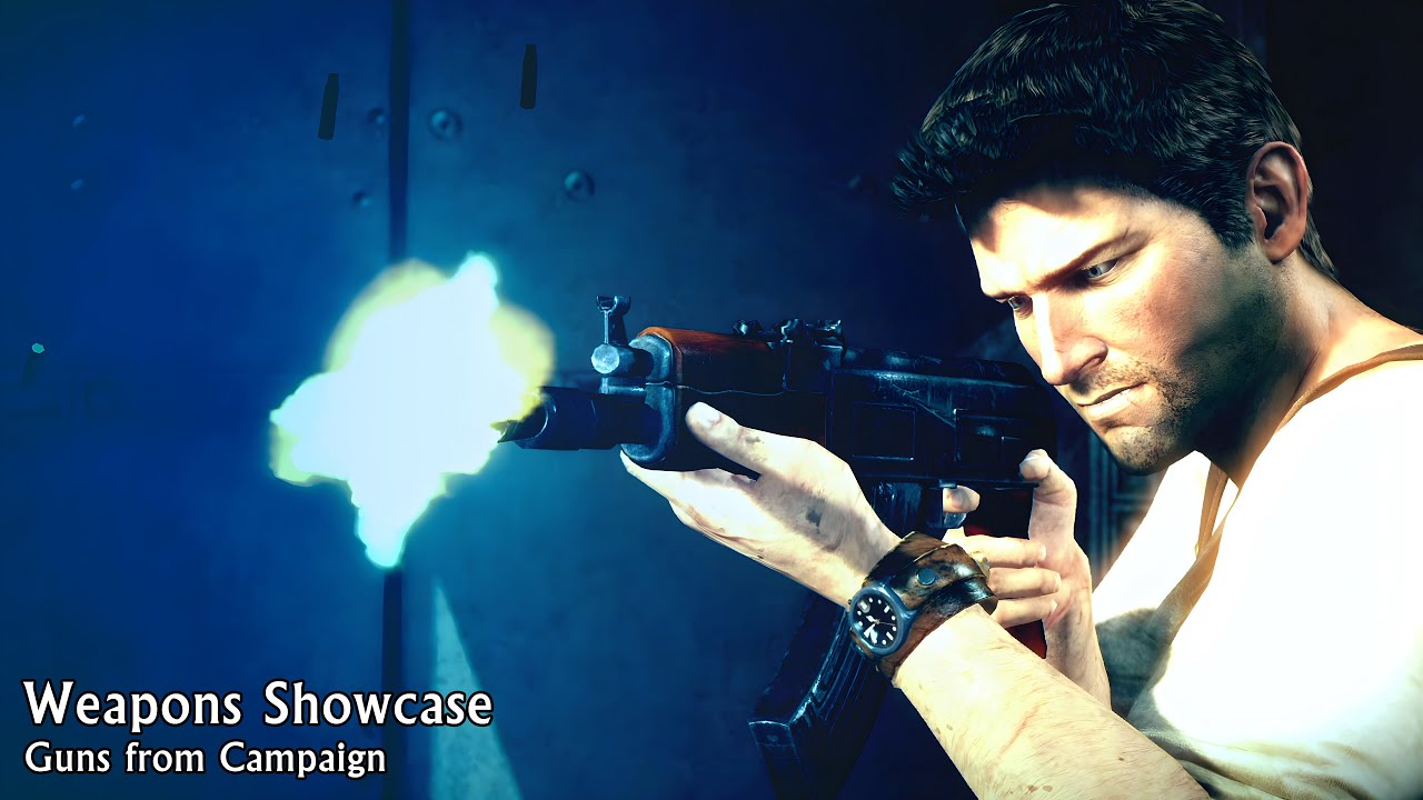 (PS4) Uncharted 3: Drake's Deception - Weapons Showcase (60 fps, Campaign guns)