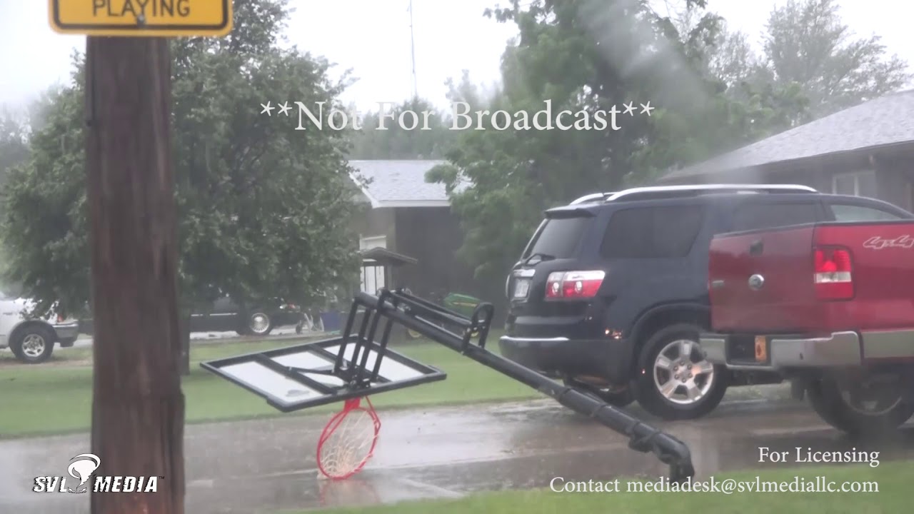 Sharon Springs, Kansas - Severe Storm With 80mph Winds - July 26th, 2018
