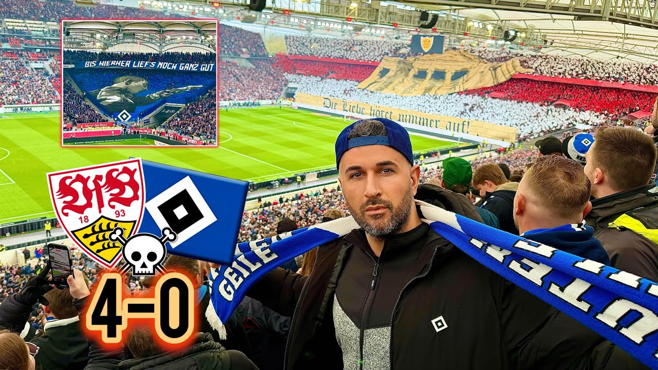 Wir werden GNADENLOS AUSEINANDER GENOMMEN🧨☠️ VFB Stuttgart vs. HSV Stadionvlog | Bardia Barati 
