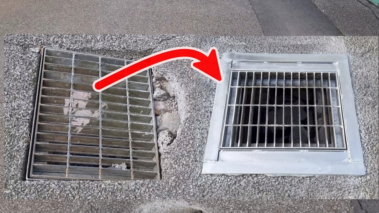 자동차에 내려 앉은 스틸 그래이팅 복구하기 //Recovering Sagging Steel Grating