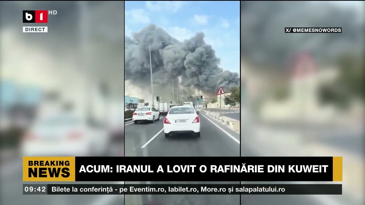 ACUM IRANUL A LOVIT O RAFINĂRIE DIN KUWAIT. DOI MUNCITORI RĂNIȚI_Știri B1TV_2 mar. 2026