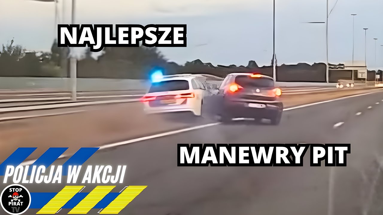 Policja Taranuje Uciekinierów czyli TOP 10 MANEWRÓW PIT - POLICJA W AKCJI
