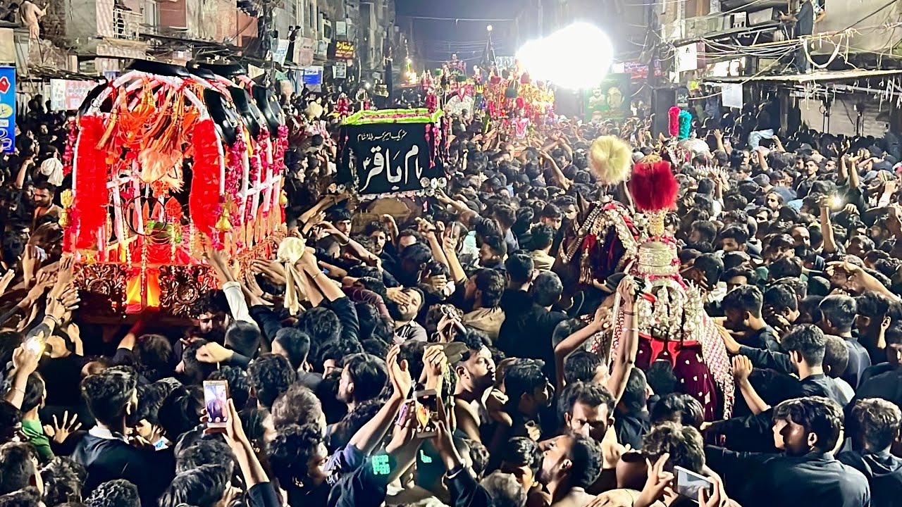 6 Rabi ul Awal | Kafla Sadat Madina Wapsi | Bramdgi Taboot Shahbeh Zuljnah Amarian - Mandi Quatar.