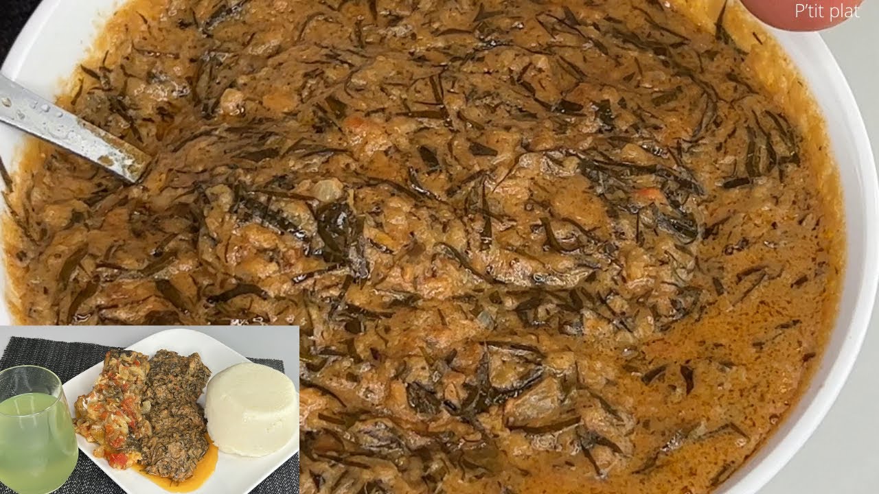 Fumbua , okok, afang ou koko + fufu recette africaine( koko avec fufu delicieux)