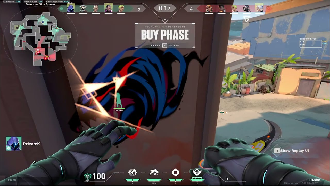 1v3 with Omen to save the round