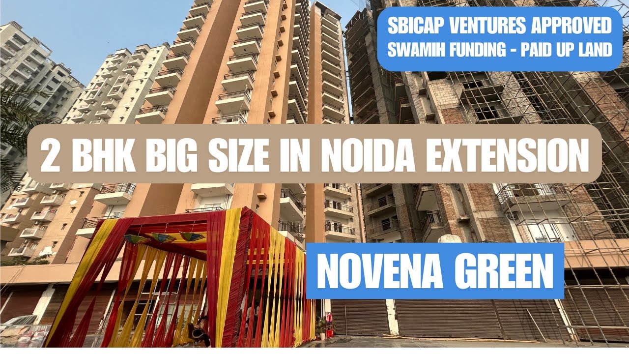 1115 SQFT 🔥 2 BHK Big Size Flat in Noida Extension Near Gaur City Mall | Novena Green