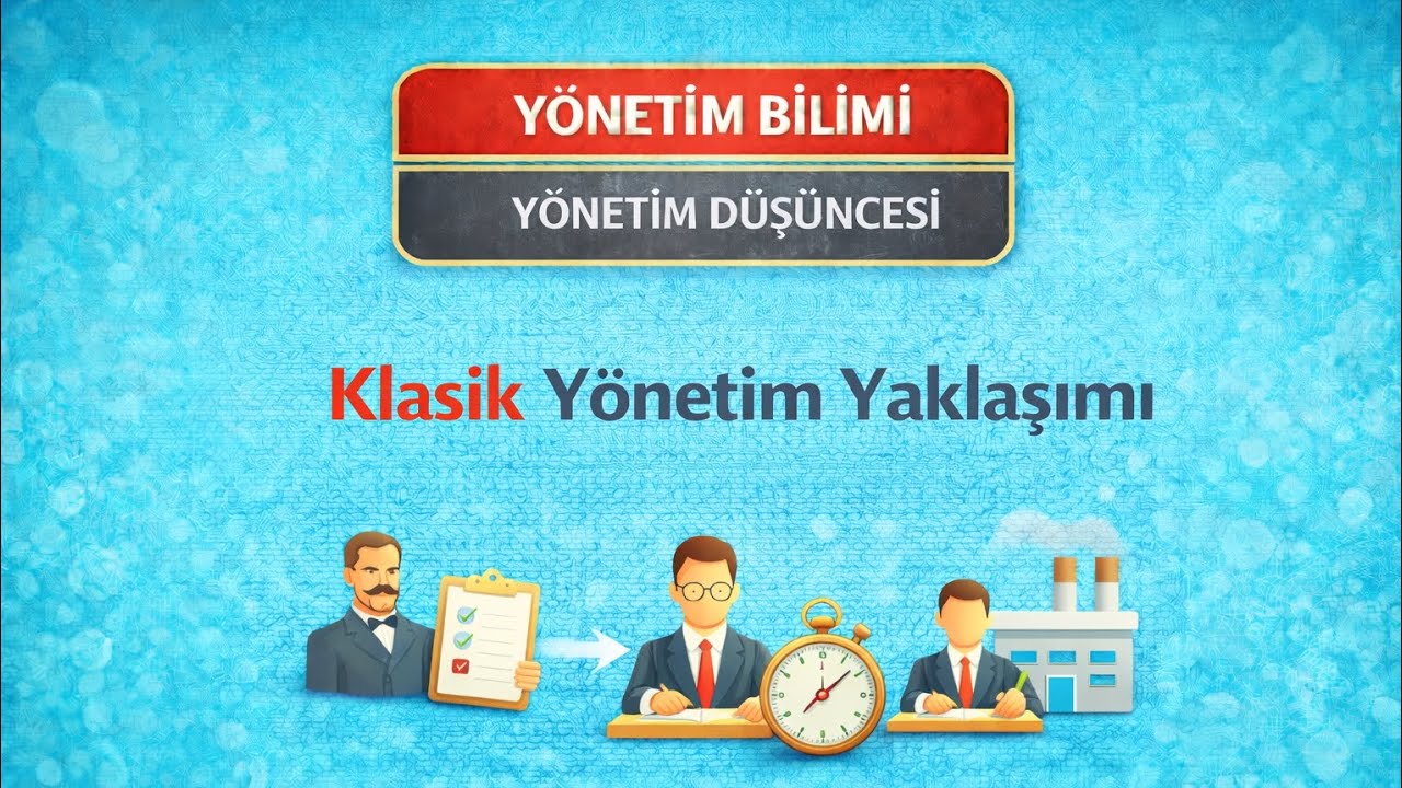 Yönetim Düşüncesi | 4.3 Klasik Yönetim Yaklaşımı