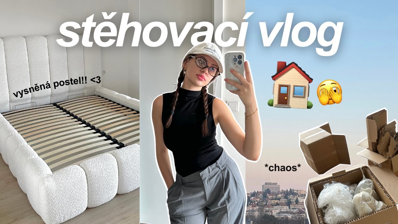 STĚHOVACÍ VLOG aka velký chaos a nic nestíháme 🥲
