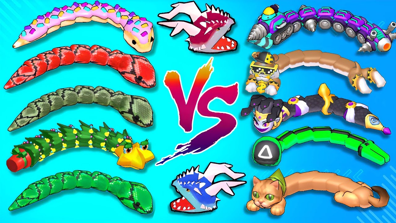 Amazing 😍 Legendary Victory's Noobs Playing 💥‼️ Comman Snake Vs VIP Snake 💥🌀 Snake Clash #402