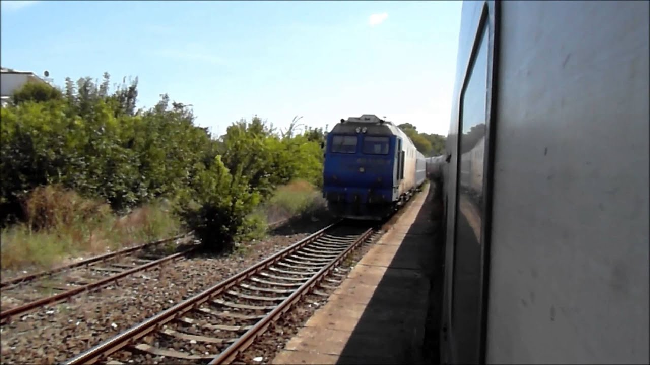 CALATORIE FEROVIARA CU TRENUL R8803 INTRE CONSTANTA- COSTINESTI (SECVENTE) 07-09- 2013.