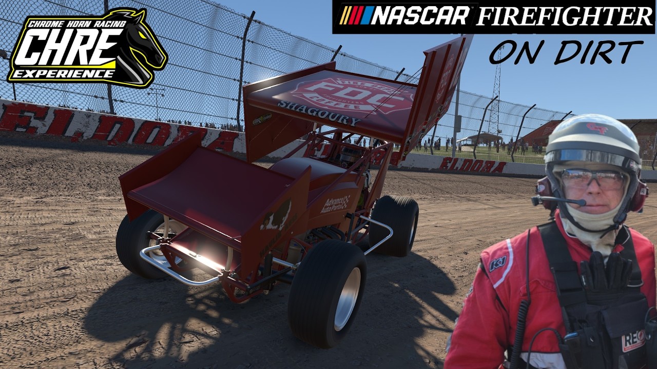 NASCAR Firefighter behind the wheel ELDORA (league)