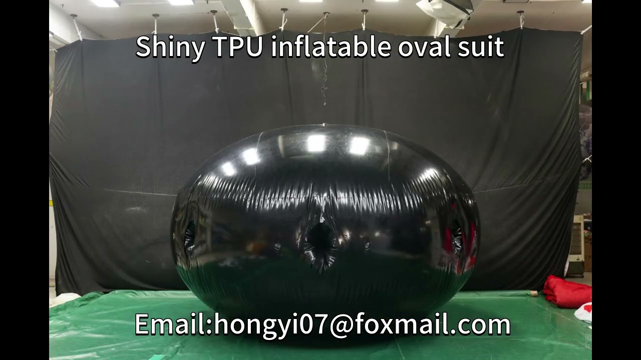 TPU inflatable oval ball suit
