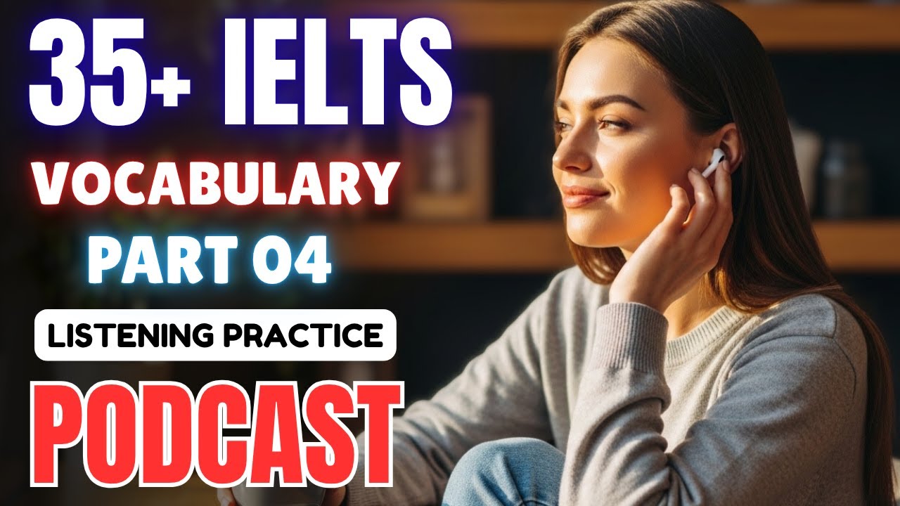 35+ IELTS Vocabulary: Part 04 🎧 || Learn Advanced English Words with Podcast