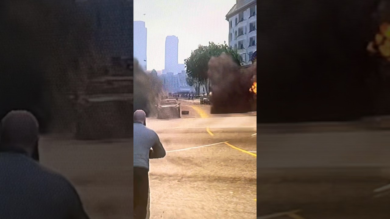 GTA V Shooting At Cars