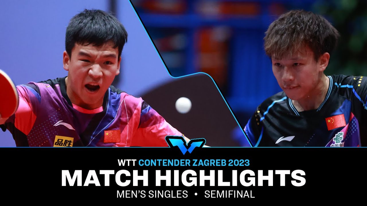 Lin Gaoyuan vs Xiang Peng | MS SF | WTT Contender Zagreb 2023