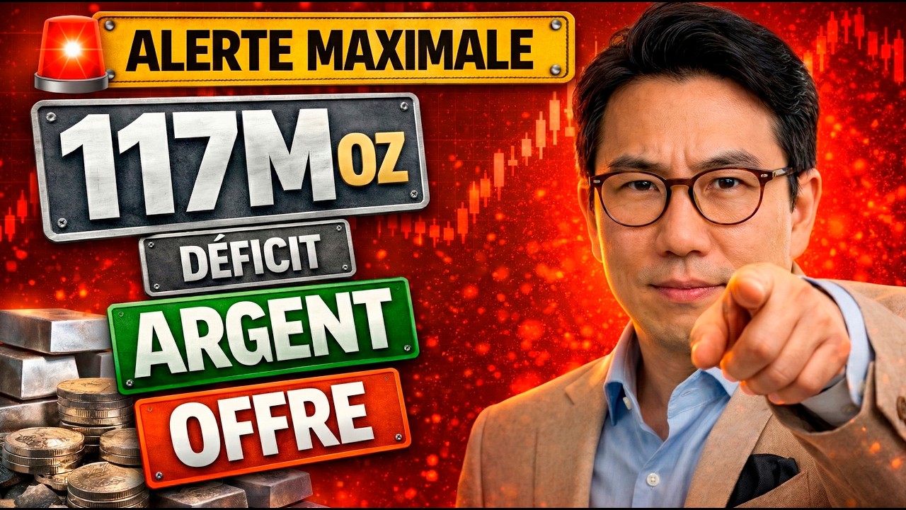 🚨 ARGENT MÉTAL : 117M OZ DE DÉFICIT GLOBAL, LE PRIX S’EMBALLE
