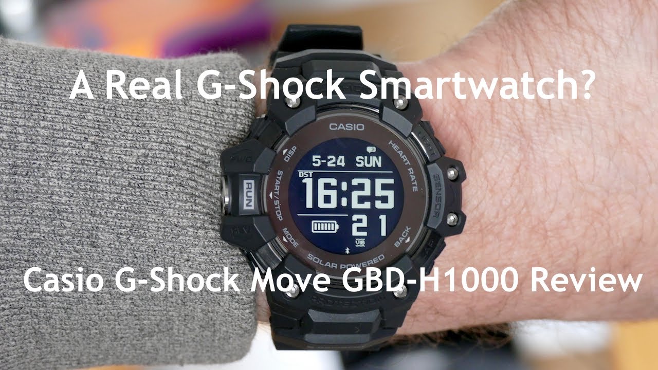 A Real G-Shock Smartwatch? Casio G-Shock Move GBD-H1000 watch review.