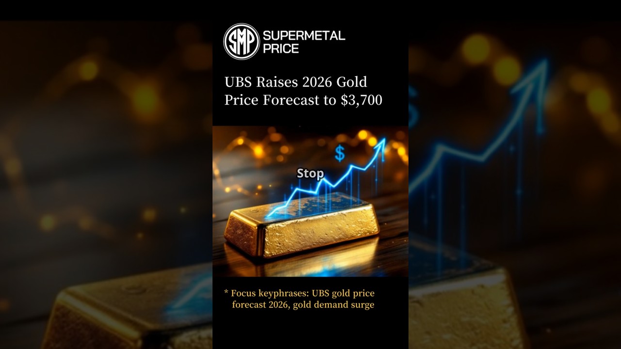 UBS Raises 2026 Gold Price Forecast to $3,700 | SUPER METAL PRICE