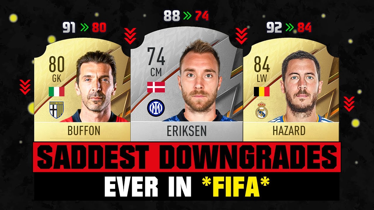 SADDEST DOWNGRADES in FIFA! 😔💔