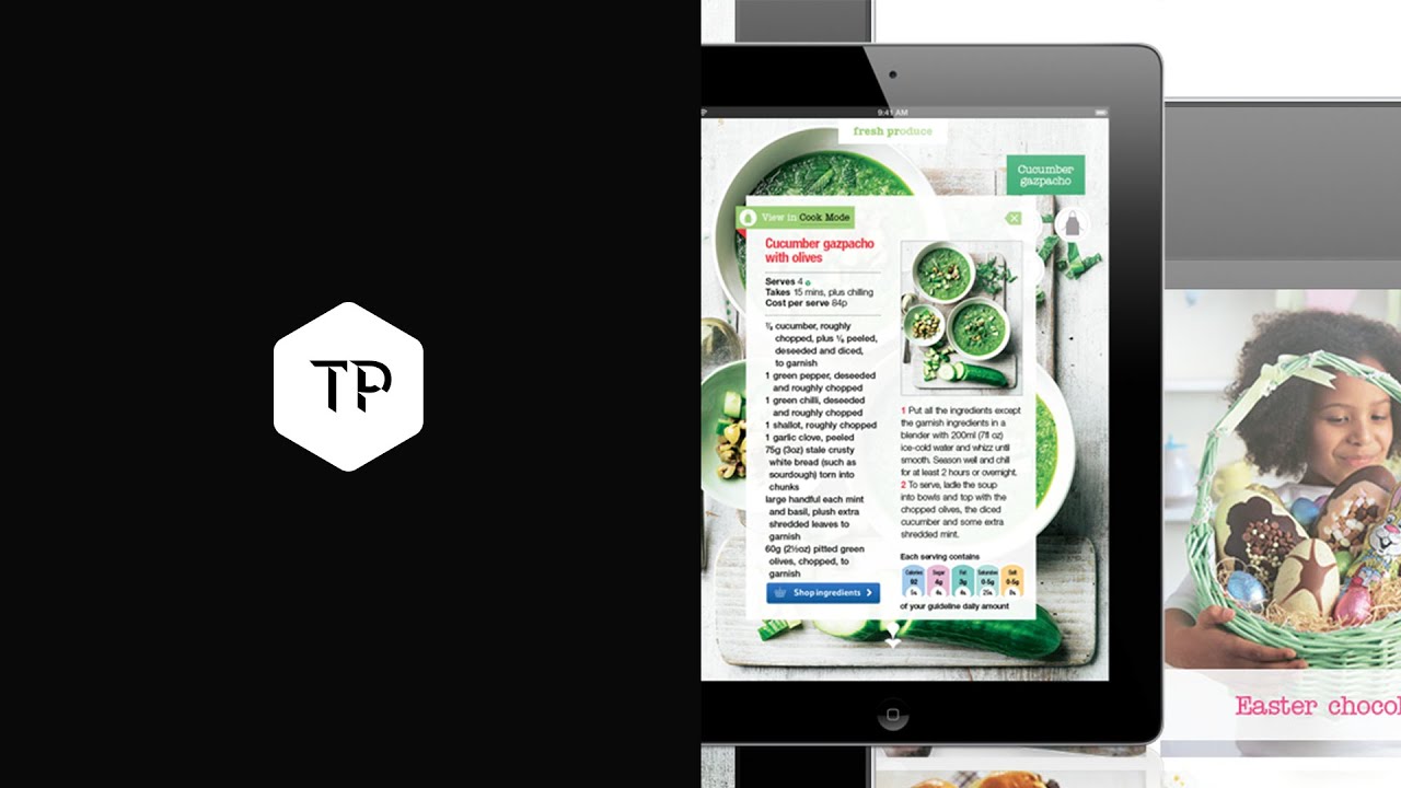 Tesco Real Food iPad edition - launched, designed and built