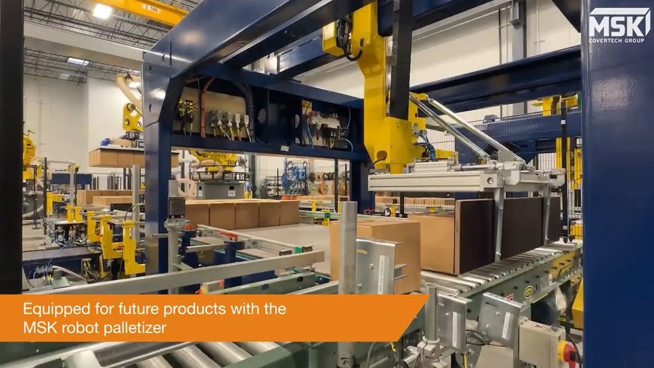 How to stack cardboard boxes on a pallet? – Use of palletizing robots in various industries