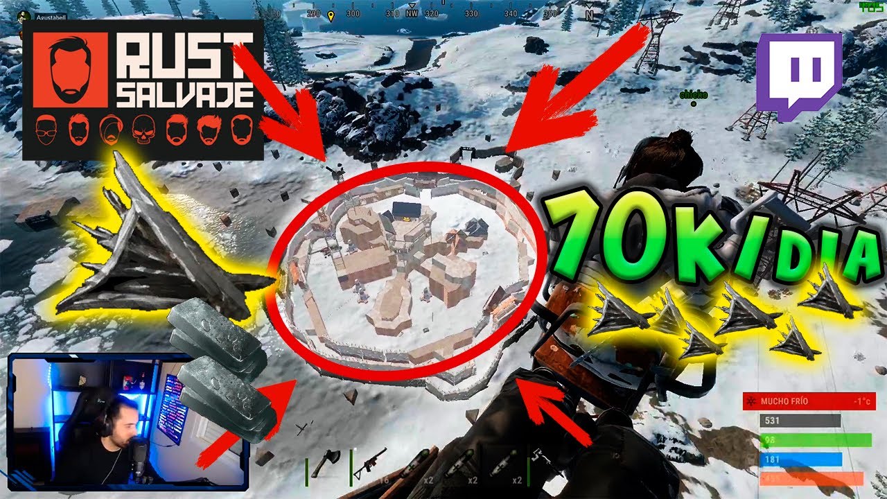 VISITO LA BASE DE L6c6f6R Y CONOZCO AL PESCADERO - RUST SALVAJE