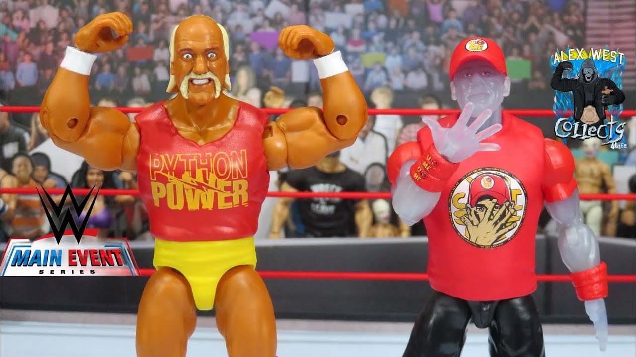WWE Mattel Basic Main Event 148 Hulk Hogan & John Cena Figure Review!