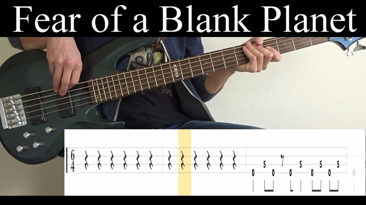 Fear Of A Blank Planet (Porcupine Tree) - Bass Cover (With Tabs)