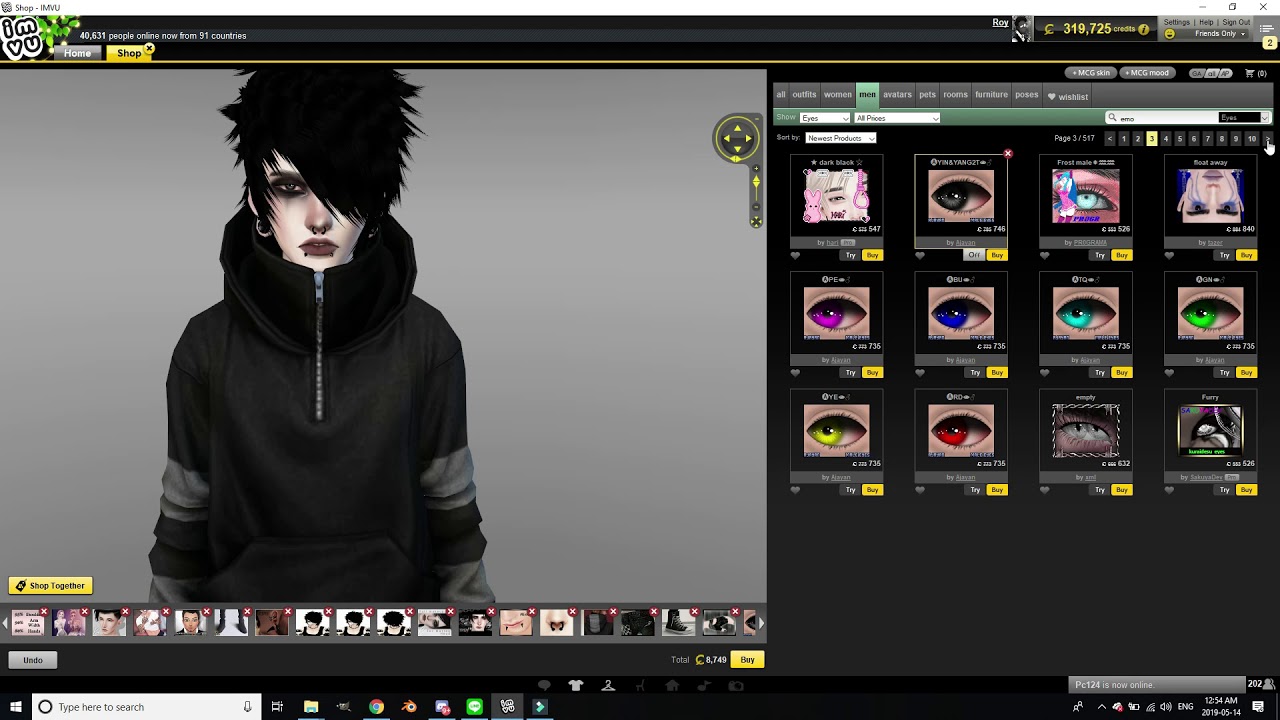 Making an Emo Avatar but it is 2019
