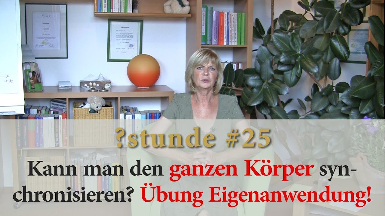 ?stunde #25: Wie den gesamten Körper synchronisieren - Selbstanwendung.