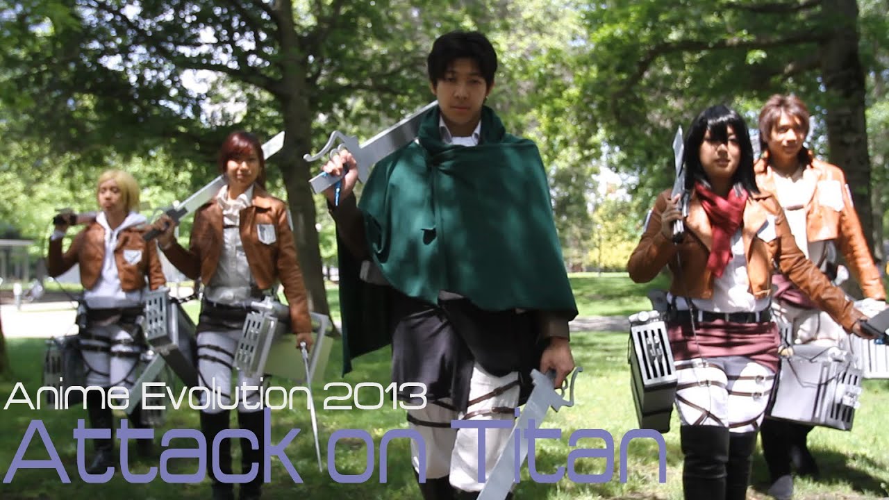 Anime Evolution 2013 - Attack on Titan Cosplay