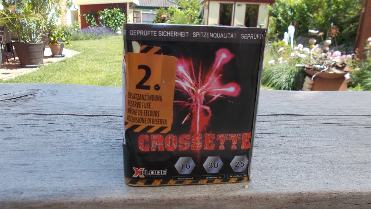Red Crossette Batterie von Xplode traumhaft schön 😍🥰