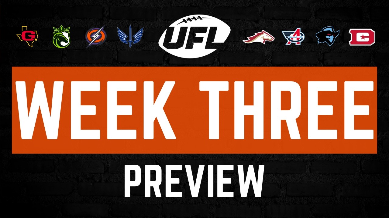 UFL Week 3 Preview: Breaking Down All 4 Games & Our Picks