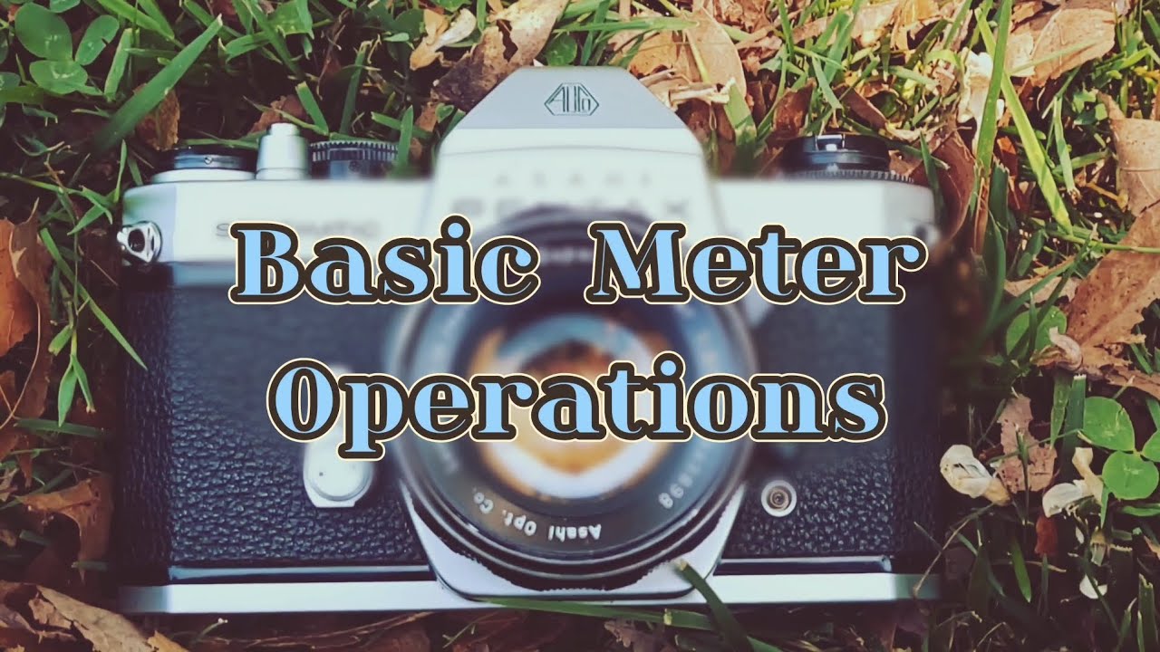 Asahi Pentax Spotmatic SP2 --|--  Basic Light Meter Operations