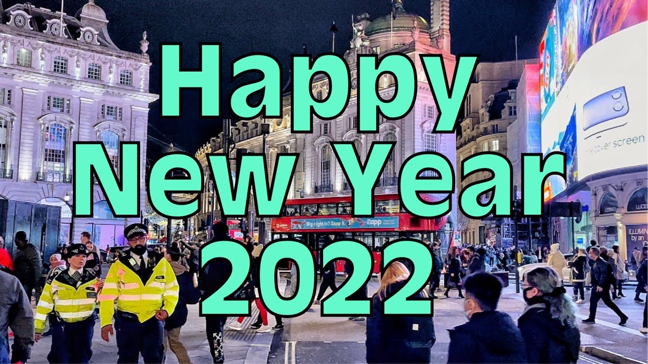 Happy New Year 2022 | London New year Eve Walk | London Walk - 4k HDR