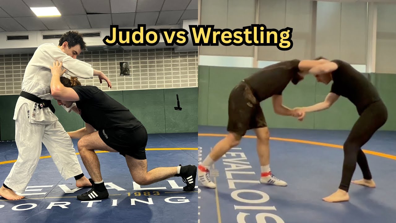 Judo black belt gets SCHOOLED in wrestling practice
