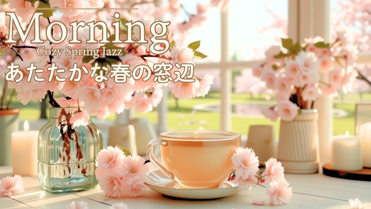 【春カフェ｜ジャズBGM】軽やかな春の朝｜心が整う穏やかな時間　Spring Café Jazz | A Light Spring Morning – Calm & Relaxing BGM