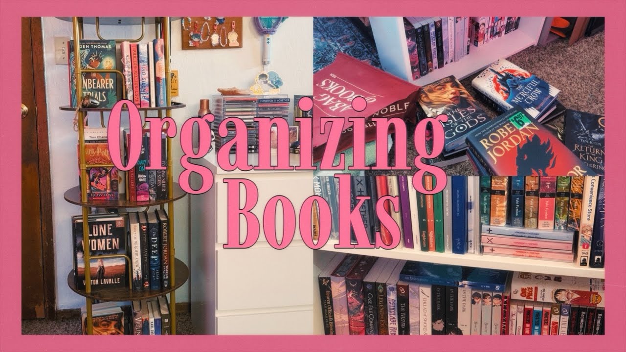 Organize my books with me | My current physical tbr 