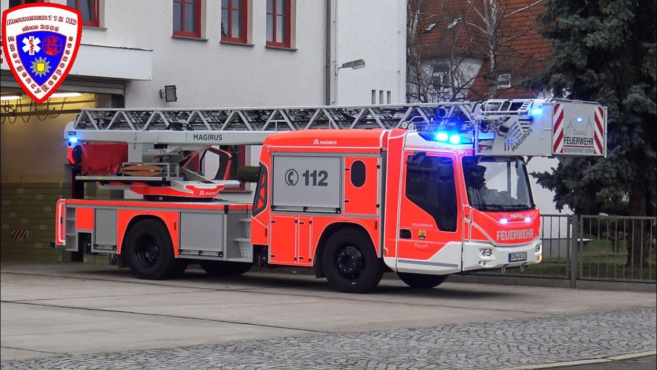 🚒 Neue DLA(K) 23/12 + KdoW Berufsfeuerwehr Gotha